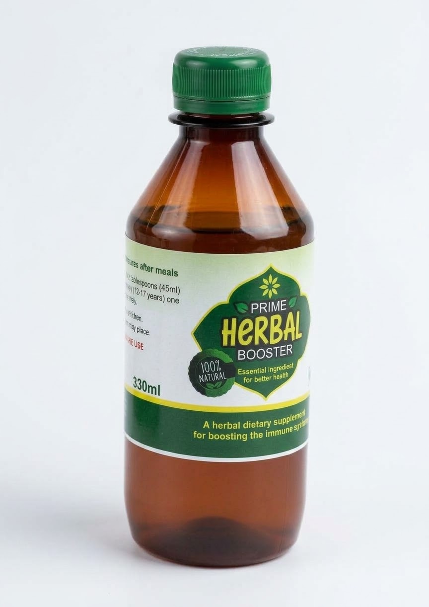 Prime Herbal Booster packaging
